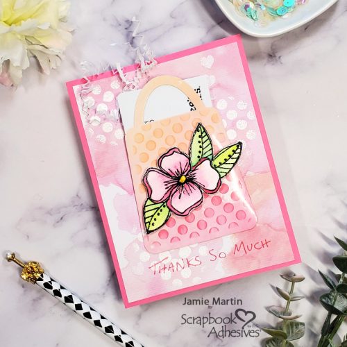 Thank You Gift Card Holder by Jamie Martin for Scrapbook Adhesives by 3L 