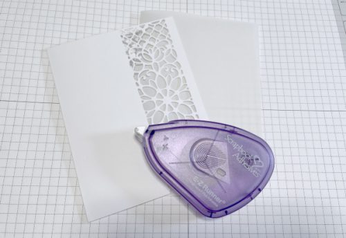 Butterfly and Lace Transparency Card by Martha Lucia Gomez for Scrapbook Adhesives by 3L