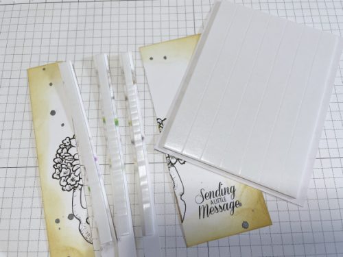 Focal Striped Card Tutorial by Martha Lucia Gomez for Scrapbook Adhesives by 3L