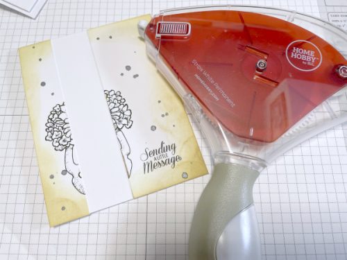 Focal Striped Card Tutorial by Martha Lucia Gomez for Scrapbook Adhesives by 3L