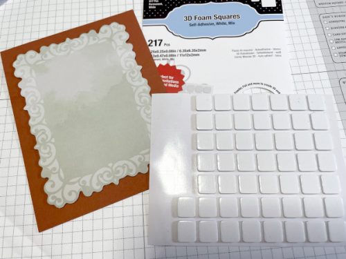 Fall Thanks Card with Dimension by Martha Lucia Gomez for Scrapbook Adhesives by 3L
