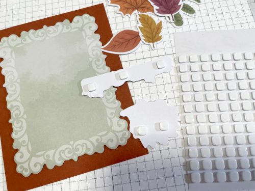 Fall Thanks Card with Dimension by Martha Lucia Gomez for Scrapbook Adhesives by 3L