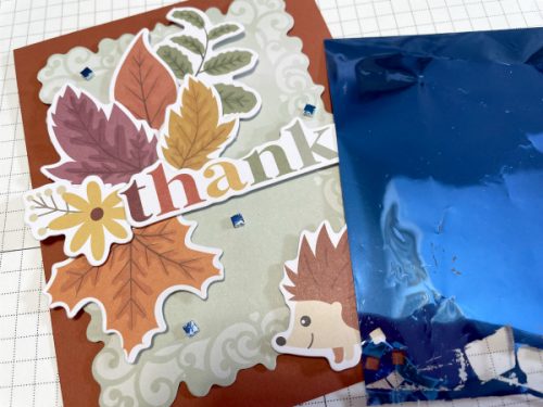Fall Thanks Card with Dimension by Martha Lucia Gomez for Scrapbook Adhesives by 3L