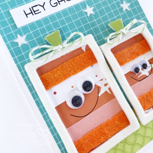Hey Ghoul Friend Pumpkin Card by Teri Anderson for Scrapbook Adhesives by 3L
