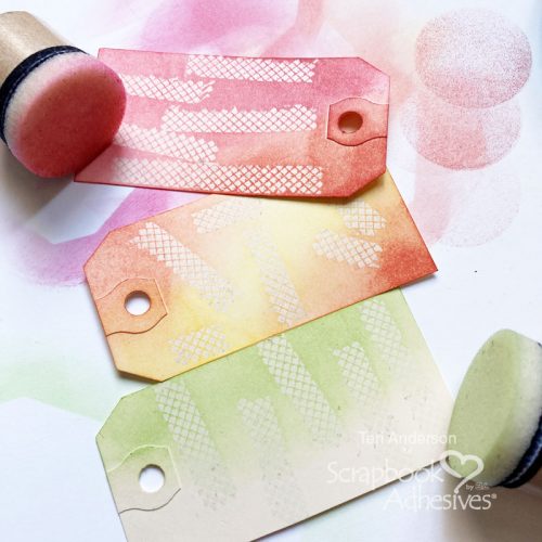 Happy Birthday Tag Card Tutorial by Teri Anderson for Scrapbook Adhesives by 3L