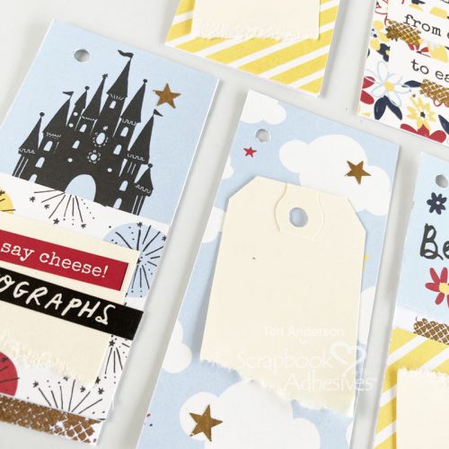 Amusement Park Autograph Book Tutorial by Teri Anderson for Scrapbook Adhesives by 3L