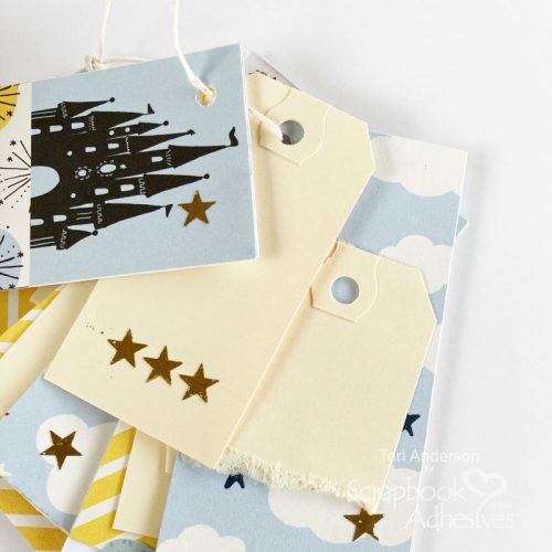 Amusement Park Autograph Book Tutorial by Teri Anderson for Scrapbook Adhesives by 3L