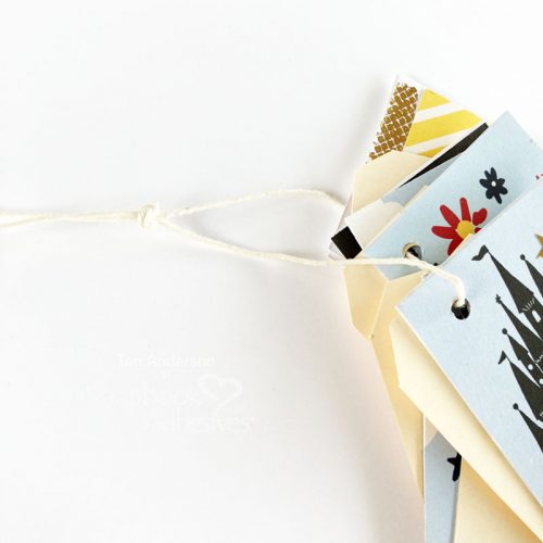 Amusement Park Autograph Book Tutorial by Teri Anderson for Scrapbook Adhesives by 3L