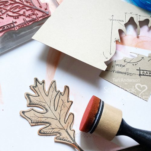 Thanks Leaf Card Tutorial by Teri Anderson for Scrapbook Adhesives by 3L