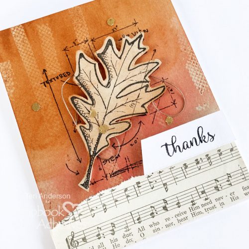 Thanks Leaf Card Tutorial by Teri Anderson for Scrapbook Adhesives by 3L 
