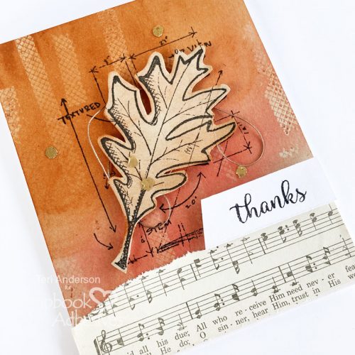 Thanks Leaf Card Tutorial by Teri Anderson for Scrapbook Adhesives by 3L