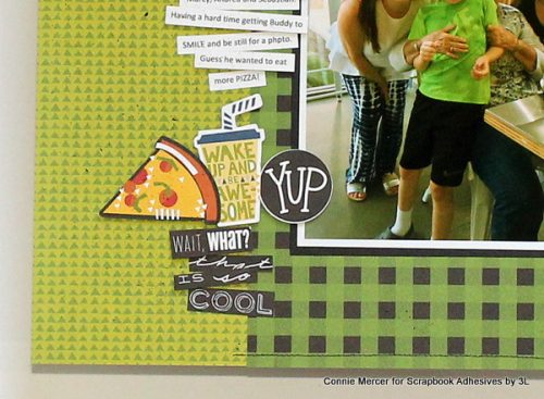 Hey Dude Scrapbook Page by Connie Mercer for Scrapbook Adhesives by 3L