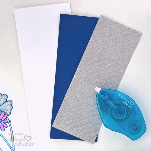 Mail Art Funky Flowers Card by Judy Hayes for Scrapbook Adhesives by 3L
