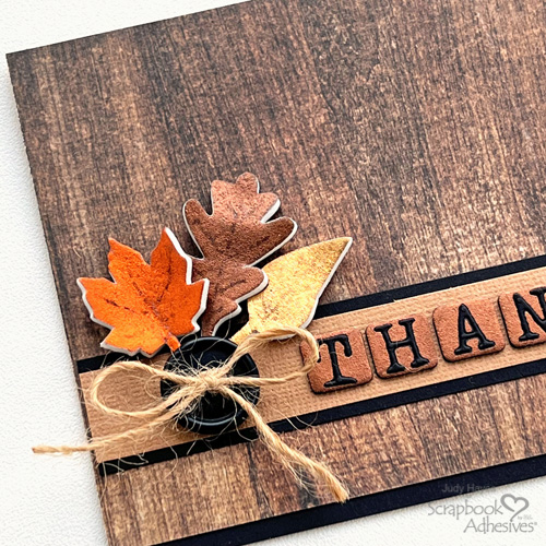 Thankful Card with Foil by Judy Hayes for Scrapbook Adhesives by 3L 