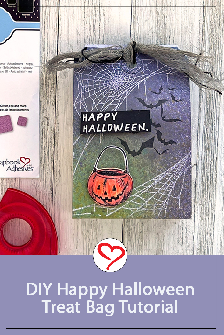 Halloween Treat Bags by Judy Hayes for Scrapbook Adhesives by 3L Pinterest 