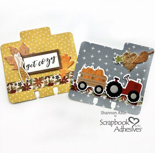 Fall Memory Dex Card Tutorial by Shannon Allor for Scrapbook Adhesives by 3L