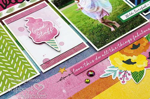 Easy Sweet Rush Layout by Tracy McLennon for Scrapbook Adhesives by 3L 