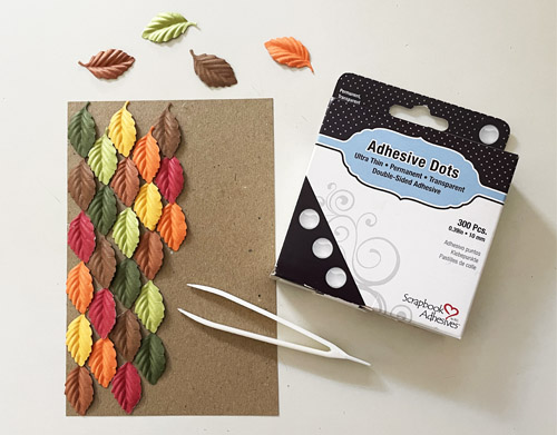 Textured Fall in Love Card by Yvonne van de Grjip for Scrapbook Adhesives by 3L