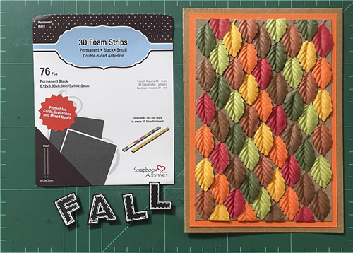 Textured Fall in Love Card by Yvonne van de Grjip for Scrapbook Adhesives by 3L 