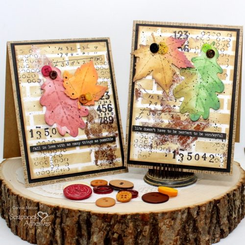 Fall in Love with Fall Cards by Connie Mercer for Scrapbook Adhesives by 3L 