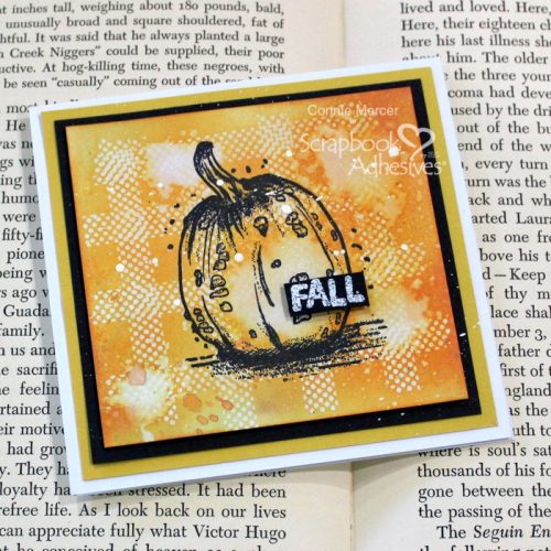 Pumpkin Square Card Set by Connie Mercer for Scrapbook Adhesives by 3L