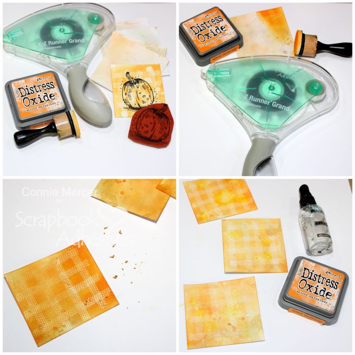 Pumpkin Square Card Set by Connie Mercer for Scrapbook Adhesives by 3L