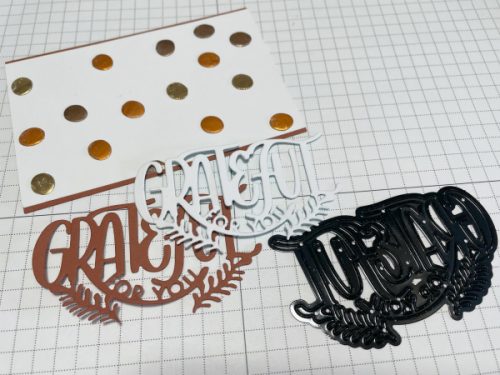 Foiled Dots Grateful Card Tutorial by Martha Lucia Gomez for Scrapbook Adhesives by 3L
