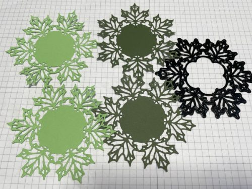 MultiLayer Wreath Christmas Card by Martha Lucia Gomez for Scrapbook Adhesives by 3L