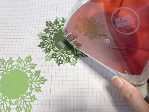 MultiLayer Wreath Christmas Card by Martha Lucia Gomez for Scrapbook Adhesives by 3L