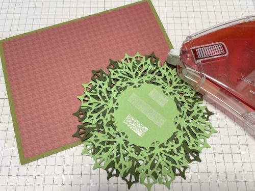 MultiLayer Wreath Christmas Card by Martha Lucia Gomez for Scrapbook Adhesives by 3L
