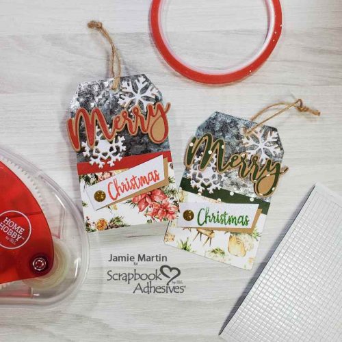 Metal Christmas Tags by Jamie Martin for Scrapbook Adhesives by 3L 