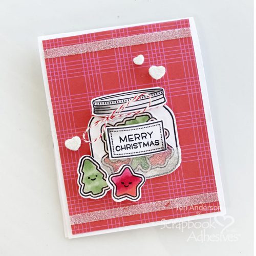 Cookie Jar Christmas Card by Teri Anderson for Scrapbook Adhesives by 3L