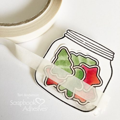 Cookie Jar Christmas Card by Teri Anderson for Scrapbook Adhesives by 3L