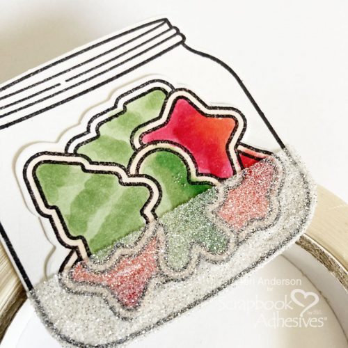 Cookie Jar Christmas Card by Teri Anderson for Scrapbook Adhesives by 3L 