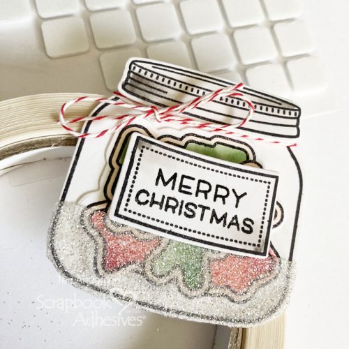 Cookie Jar Christmas Card by Teri Anderson for Scrapbook Adhesives by 3L