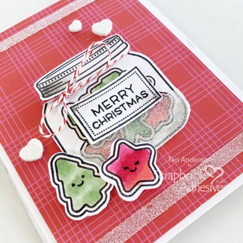 Cookie Jar Christmas Card by Teri Anderson for Scrapbook Adhesives by 3L