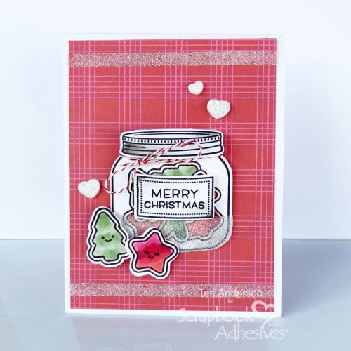 Cookie Jar Christmas Card by Teri Anderson for Scrapbook Adhesives by 3L