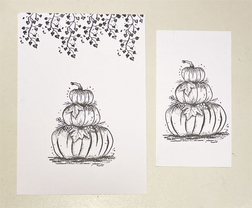 Thanksgiving Pumpkin Card by Yvonne van de Grijp for Scrapbook Adhesives by 3L 