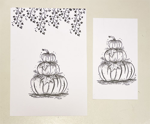 Thanksgiving Pumpkin Card by Yvonne van de Grijp for Scrapbook Adhesives by 3L