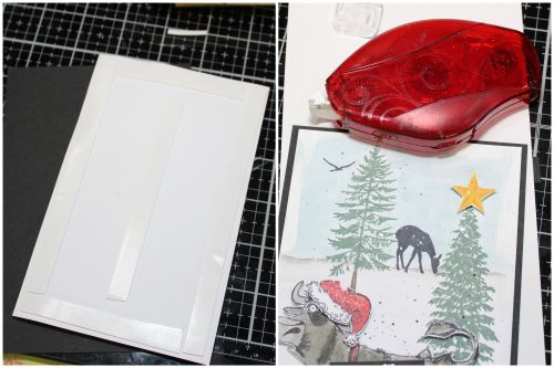 Santa at the Ranch Card by Connie Mercer for Scrapbook Adhesives by 3L