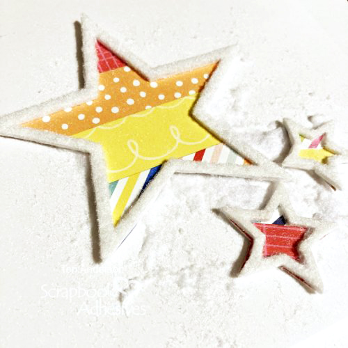 Happy Birthday Stars Card by Teri Anderson for Scrapbook Adhesives by 3L