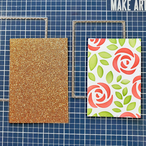 Layered Glitter Thank You Card by Jamie Martin for Scrapbook Adhesives by 3L