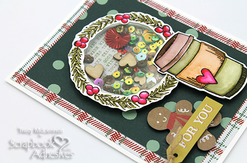 Holiday Coffee Shaker Card by Tracy McLennon for Scrapbook Adhesives by 3L 