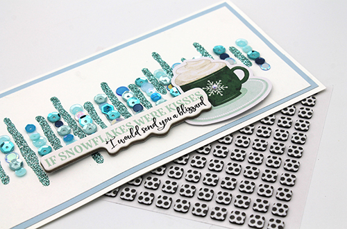 Wintery Slimline Card by Tracy McLennon for Scrapbook Adhesives by 3L 