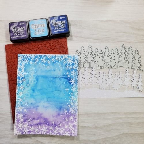 Watercolor Winter Shaker Card by Jamie Martin for Scrapbook Adhesives by 3L 