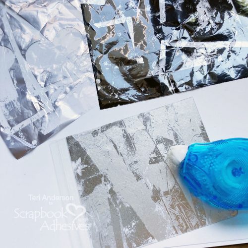 Two Tone Foil Cards by Teri Anderson for Scrapbook Adhesives by 3L