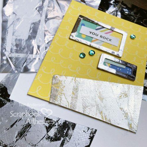 Two Tone Foil Cards by Teri Anderson for Scrapbook Adhesives by 3L