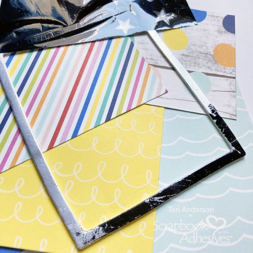 Two Tone Foil Cards by Teri Anderson for Scrapbook Adhesives by 3L