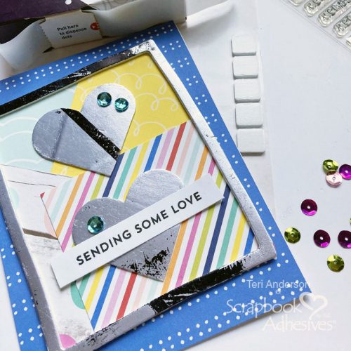 Two Tone Foil Cards by Teri Anderson for Scrapbook Adhesives by 3L