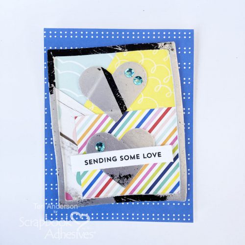 Two Tone Foil Cards by Teri Anderson for Scrapbook Adhesives by 3L